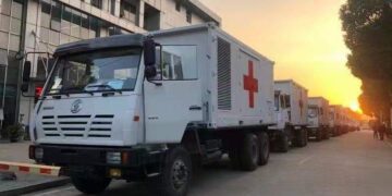 China le donó un nuevo hospital militar móvil a la Argentina