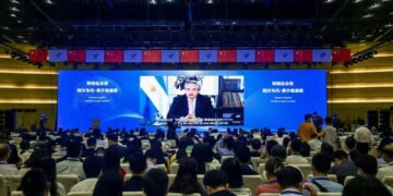 Alberto Fernández participó en la apertura de la feria de comercio electrónico más importante de China