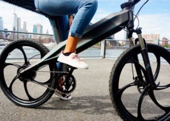 Una bicicleta inteligente argentina se presentó en China