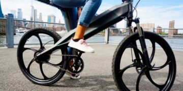 Una bicicleta inteligente argentina se presentó en China