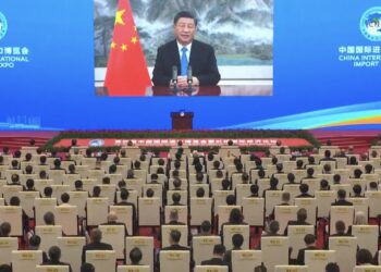 Alberto Fernández fue protagonista en la inauguración de la CIIE 2021