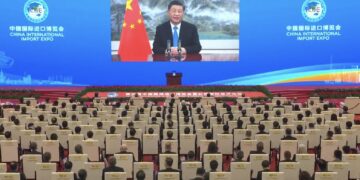 Alberto Fernández fue protagonista en la inauguración de la CIIE 2021