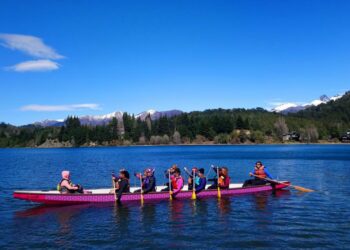 El Primer Festival de Bote Dragón se realizó en Bariloche