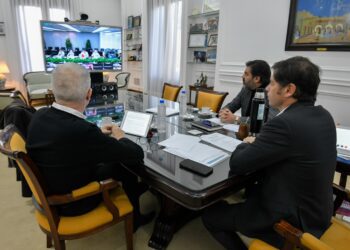 Kicillof mantuvo un encuentro con autoridades chinas