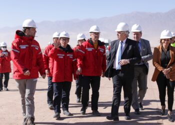 Alberto Fernández visitó un proyecto de litio en Catamarca