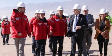 Alberto Fernández visitó un proyecto de litio en Catamarca