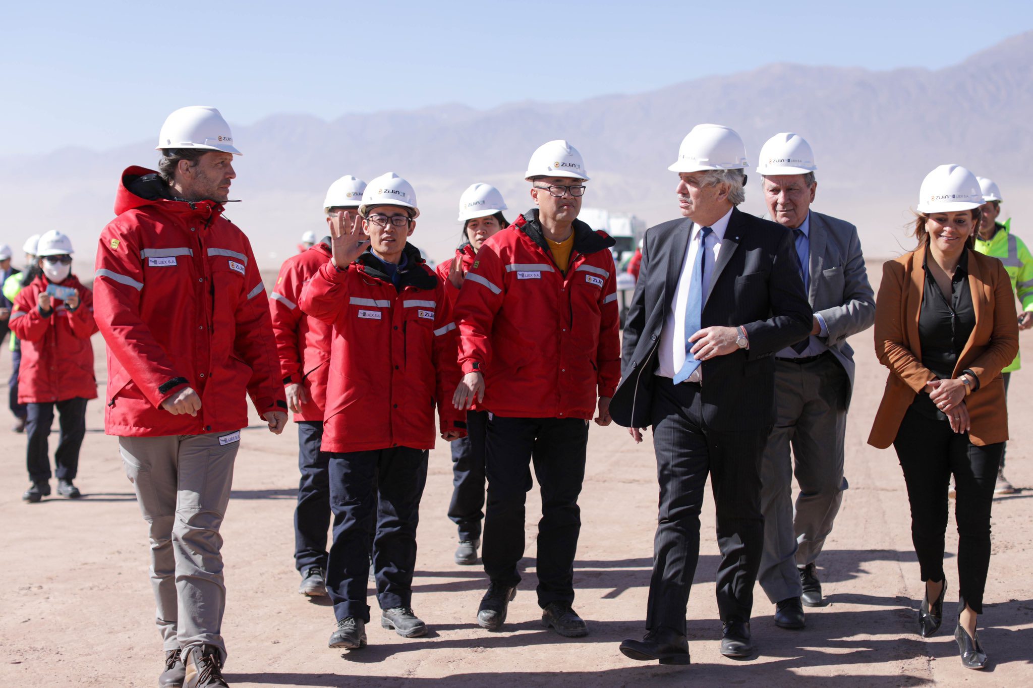 Alberto Fernández visitó un proyecto de litio en Catamarca - El Enlace ...