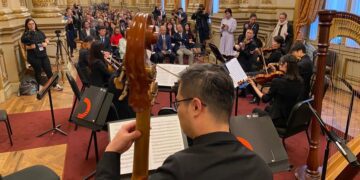 Músicos argentinos y chino realizaron un concierto en conjunto