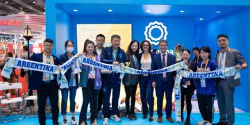 Inauguran el Pabellón argentino en la CIIE 2023