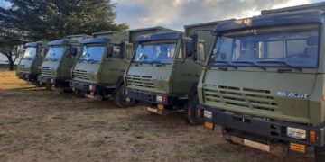 Importan camiones de China para el ejército argentino